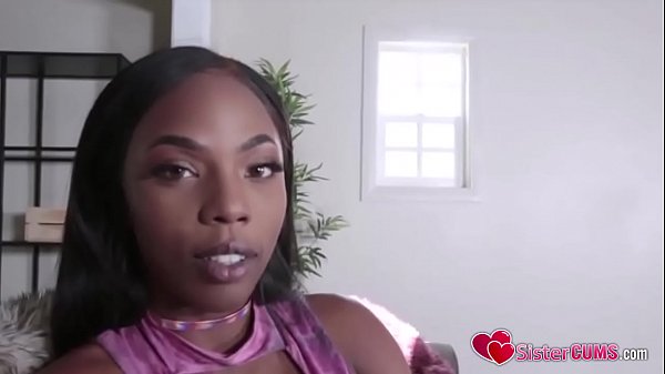 SisterCums - Big Titty Ebony Stepsis Banged, Sarah Banks