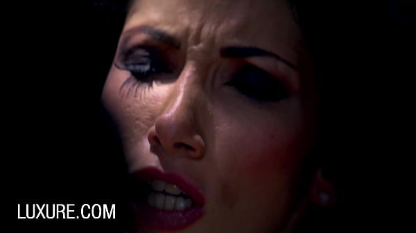 French brunette Clea Gaultier satisfies three men