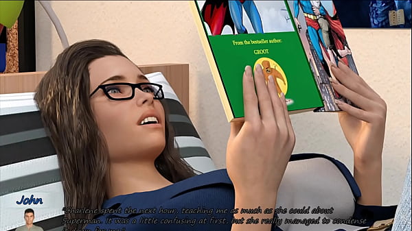 Großstadtvergnügen 70, John verbringt Zeit mit der schüchternen Brünetten, während sie ihm Comics vorliest