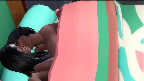 Hermanastro visita a su hermanastra por la noche y se acuesta junto a ella en la cama dándole una mamada y luego se la follan - Sexo familiar indio