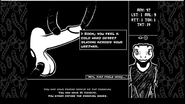 Chitinous Carnival Furry Parasite Visual Novel Public Build Playthrough [content warning in description]