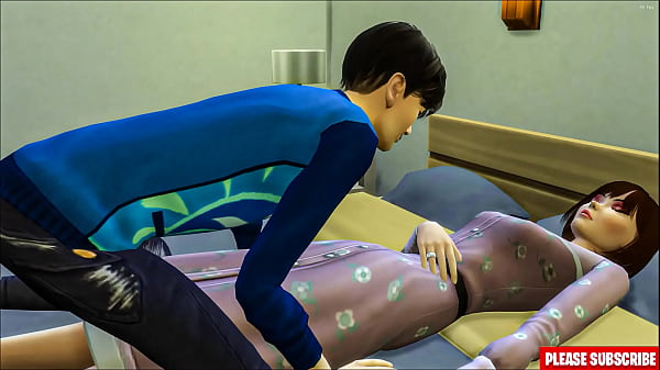 Jovencita apasionada actúa