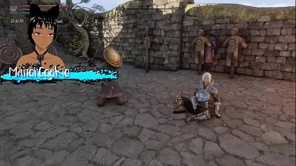 Skyrim B and L mod - Found an interesting woman with huge tits and big ass