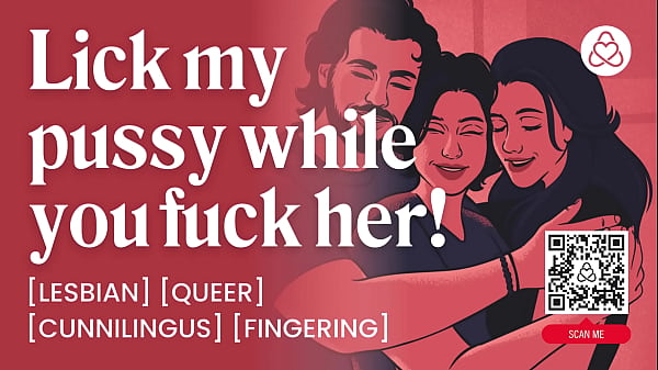 ASMR Audio Porn : premier plan à trois bisexuel FFM avec des amis, léchage de chatte et pipe et histoire audio érotique