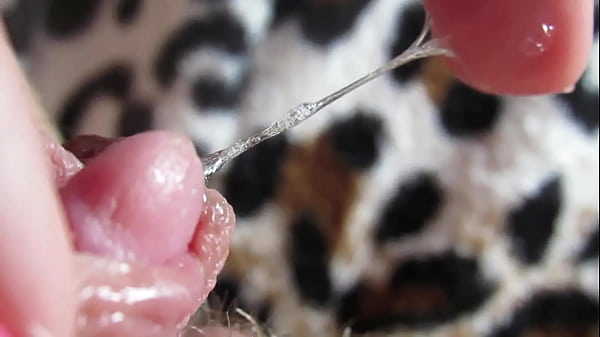 Huge clit orgasm closeup