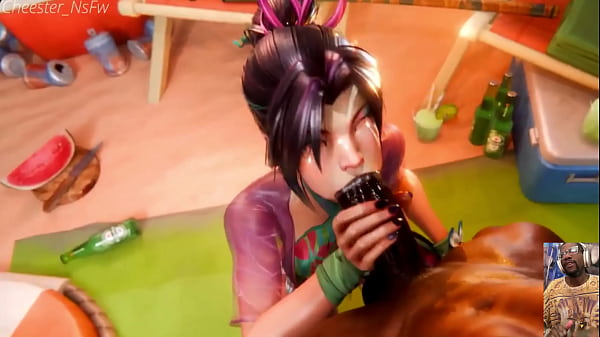 Slutty Fucking Ass Psylocke Deepthroats Eine BBC am Strand, Honoka Big Breast Paizuri Cumshot Facial