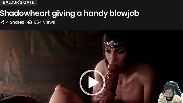 Perfekter zierlicher Shadowheart-Blowjob, Dani in ihren engen Arsch gefickt, Bayonetta Paizuri POV