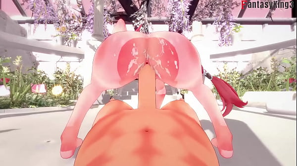 Yae Miko fickt nackt | 5 | Genshin Impact | Vollständige &amp_ Vollständige POV-Version auf PTRN und Sheer: Fantasyking3 (Schritt, Ahegao-Mädchen mit rosa Haaren)