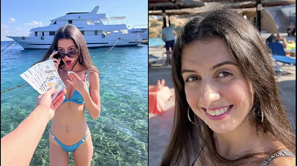 Ritiro pubblico - Sesso per soldi con una bella signora, ha accettato di camminare con lo sperma sul viso - Cumwalk