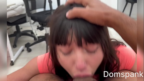 Hot Teen Colombian girl gets a hard Spanking and deep throat fucking for cheating Full Video in Premium.