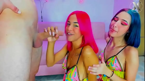 Die Übernachtung gerät außer Kontrolle! KEHLENFICK FÜR DIESE Huren!