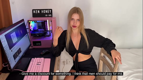 Sweet Teen Girl dances in cumshot