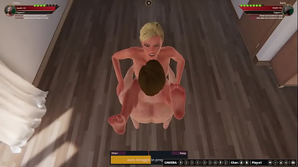 Ethan contre Katey (Combattant nu 3D)