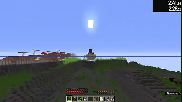 Corsa pazzesca su Minecraft