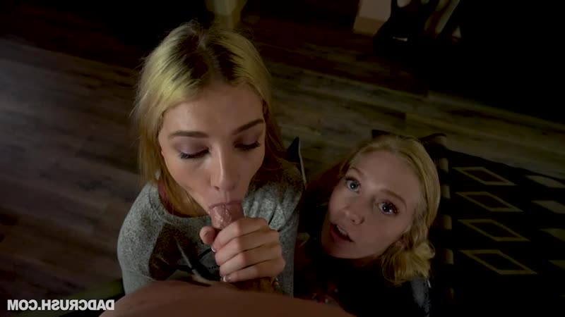 Emma Starletto, Mazzy Grace Sleepover, lernen und ficken [alle Sex, FFM, Dreier]